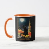 Mug Chat d'Halloween noir (Gauche)