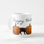 Mug Chat d'Halloween très long (Devant gauche)