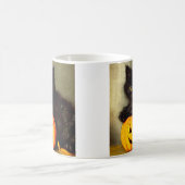 Mug Chat d'Halloween vintage et lanterne Jack-o’ (Centre)