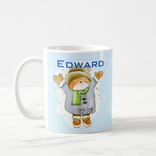 Mug Chat d'hiver (Gauche)