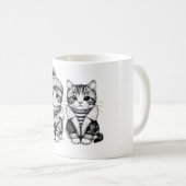 Mug Chat d'hiver - Fluff, mode et Vibes Frostées (Devant droit)
