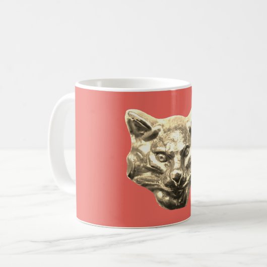 Mug Chat doré (Devant gauche)