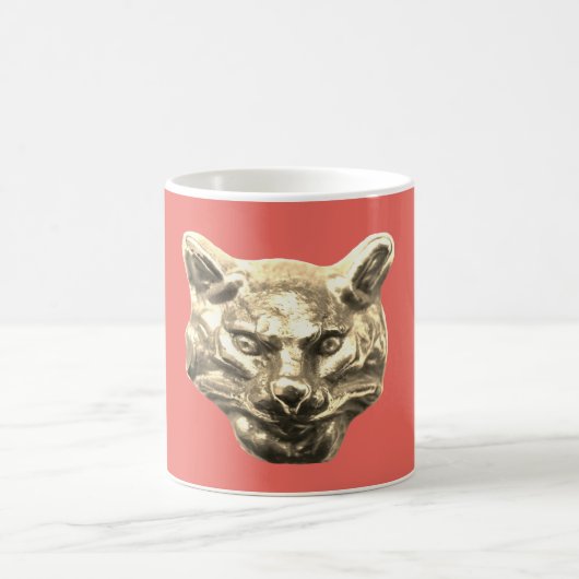 Mug Chat doré (Centre)