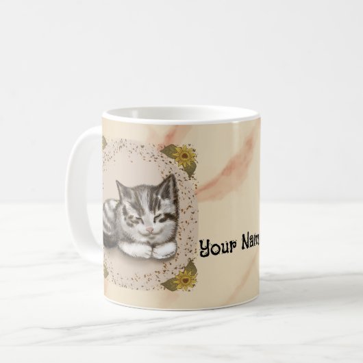 Mug Chat Dormir (Devant gauche)