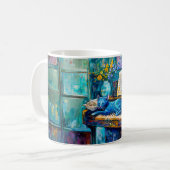 Mug Chat dort sur le piano (Devant gauche)