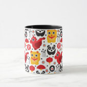 Mug Chat, dragon, et panda chanceux de la Chine (Centre)