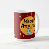 Mug chat drôle (Devant droit)