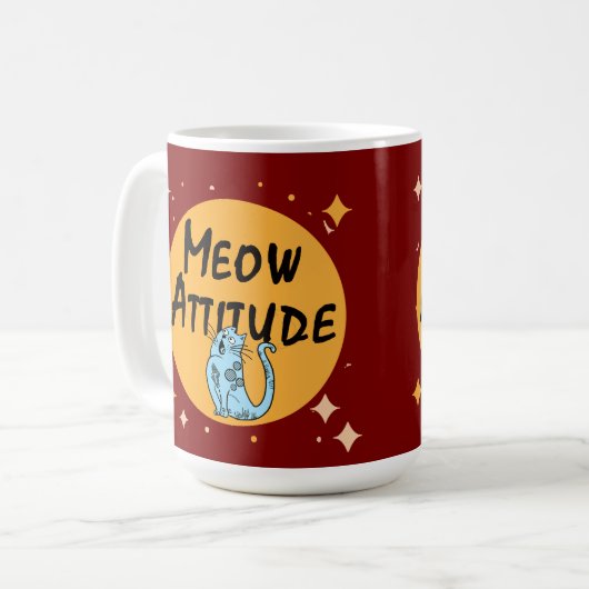 Mug chat drôle (Devant gauche)