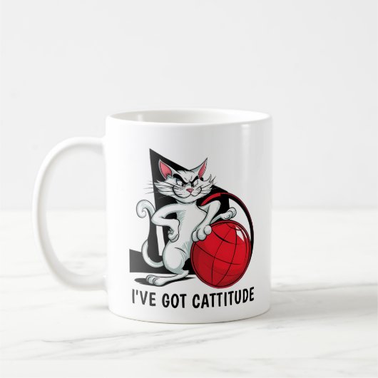 Mug Chat drôle (Gauche)