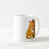 Mug Chat Drôle (Devant droit)