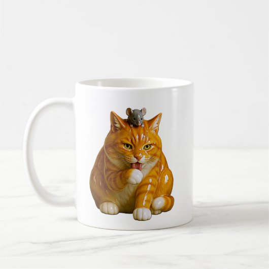 Mug Chat Drôle (Gauche)