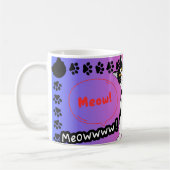 Mug chat drôle (Gauche)