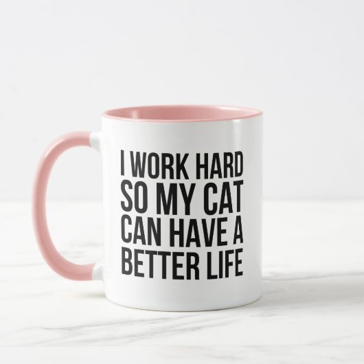 Mug Chat drôle (Gauche)
