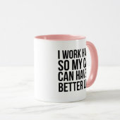Mug Chat drôle (Devant droit)