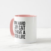 Mug Chat drôle (Devant gauche)