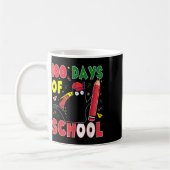 Mug Chat Drôle 100 Jours D'École Crayon Kitten 100ème  (Gauche)