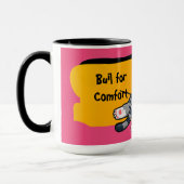 Mug Chat Drôle, Chat Gras, Script Drôle, Moderne Tenda (Gauche)