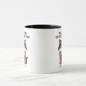 Mug Chat drôle couvre-feu manquant (Centre)