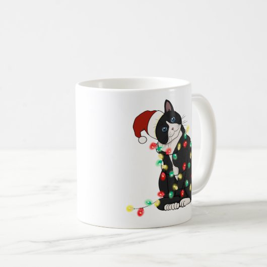 Mug Chat Drôle Cute Catmas (Devant droit)