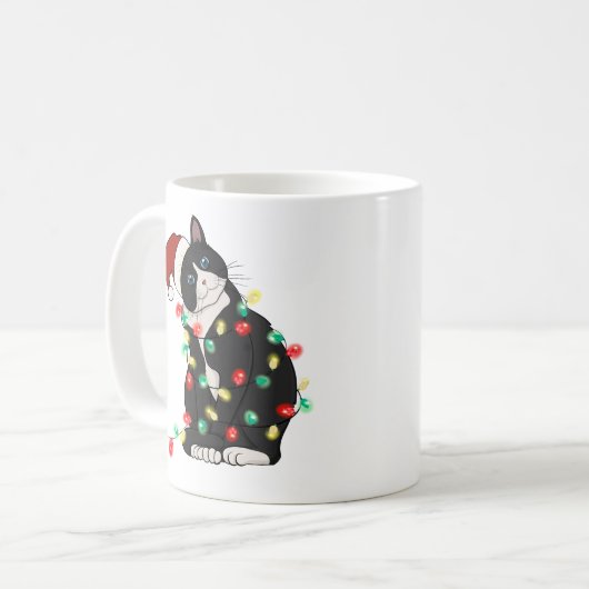 Mug Chat Drôle Cute Catmas (Devant gauche)