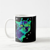 Mug Chat drôle d'alien Glerp Glorp Memes Gnarp Chat Dr (Gauche)