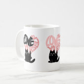 Mug Chat drôle d'amour de soi (Devant gauche)