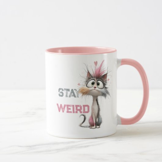 Mug Chat drôle de 50 ans et plus (Droite)