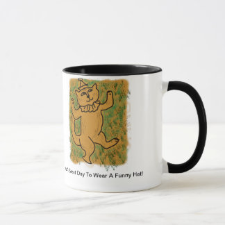 Mug Chat drôle de casquette
