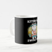 Mug Chat Drôle de Levage de Poids Motivation de Gym An (Devant gauche)