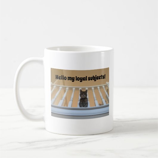 Mug Chat drôle de sujets loyaux (Gauche)