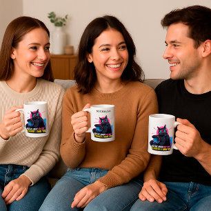Mug Chat Drôle - Demandez-Moi Mon Citation Chat