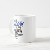 Mug Chat Drôle en Course (Devant gauche)
