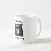 Mug Chat Drôle Endormi (Devant droit)