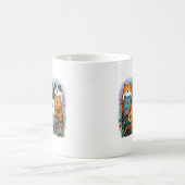 Mug Chat drôle et coloré (Centre)