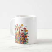 Mug Chat drôle et coloré (Devant gauche)