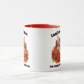 Mug Chat drôle et fabuleux d'automne (Centre)