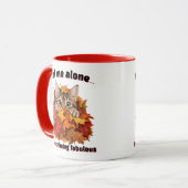 Mug Chat drôle et fabuleux d'automne (Devant gauche)