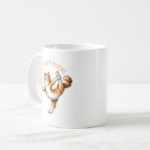Mug Chat drôle Faire Pose De Yoga (Devant gauche)