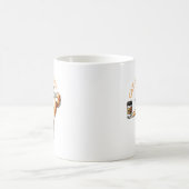 Mug Chat drôle Faire Pose De Yoga (Centre)