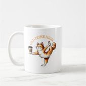 Mug Chat drôle Faire Pose De Yoga (Gauche)