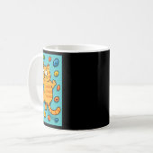 Mug Chat drôle grimpeur de roche mur de bouldering gri (Devant gauche)