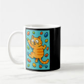 Mug Chat drôle grimpeur de roche mur de bouldering gri (Gauche)