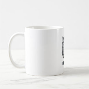 Mug Chat drôle Ibuprofène Dessin de gravure vintage_1