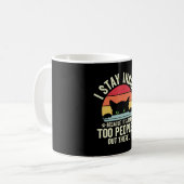 Mug Chat Drôle Je Reste À L'Intérieur Parce Que C'Est (Devant gauche)