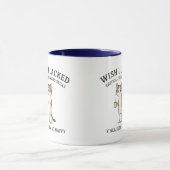 Mug Chat Drôle Je Souhaite Manquer de Compétences de R (Centre)