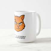 Mug Chat drôle Larry méchant (Devant droit)