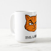 Mug Chat drôle Larry méchant (Devant gauche)