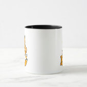 Mug Chat drôle mangeant une banane Neko Mignon dessin (Centre)