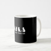 Mug Chat Drôle Meow Kitty Un Deux Trois Chat Drôle Cha (Devant droit)