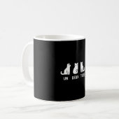 Mug Chat Drôle Meow Kitty Un Deux Trois Chat Drôle Cha (Devant gauche)